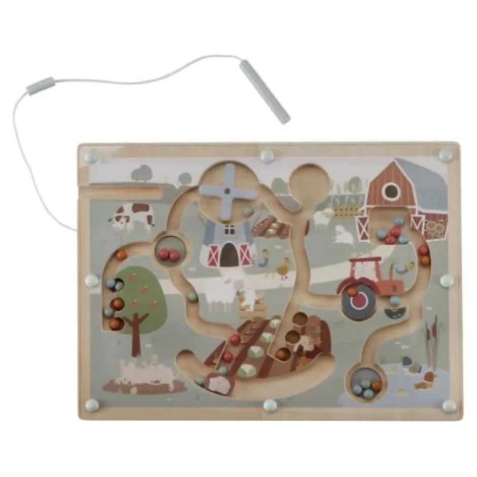 Little Dutch Speelgoed Vanaf 2 Jaar|Puzzels & Spelletjes^Magnetisch doolhof - Meerkleurig - Little Farm