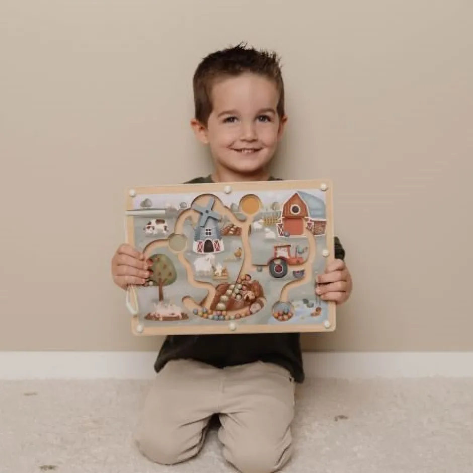 Little Dutch Speelgoed Vanaf 2 Jaar|Puzzels & Spelletjes^Magnetisch doolhof - Meerkleurig - Little Farm