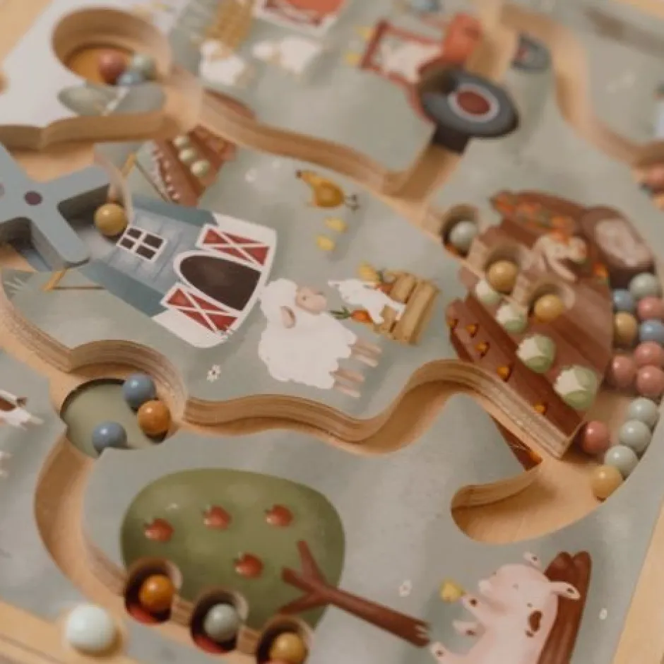 Little Dutch Speelgoed Vanaf 2 Jaar|Puzzels & Spelletjes^Magnetisch doolhof - Meerkleurig - Little Farm