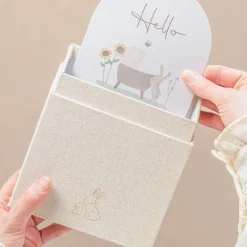 Little Dutch Boeken^Mijlpaal kaarten - Beige - Baby Bunny - EN