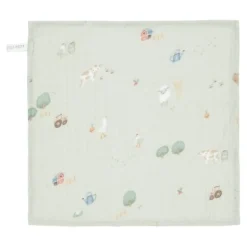 Little Dutch Verzorging Voor Onderweg|Washandjes & Monddoekjes^Monddoekjes set - Groen - Little Farm