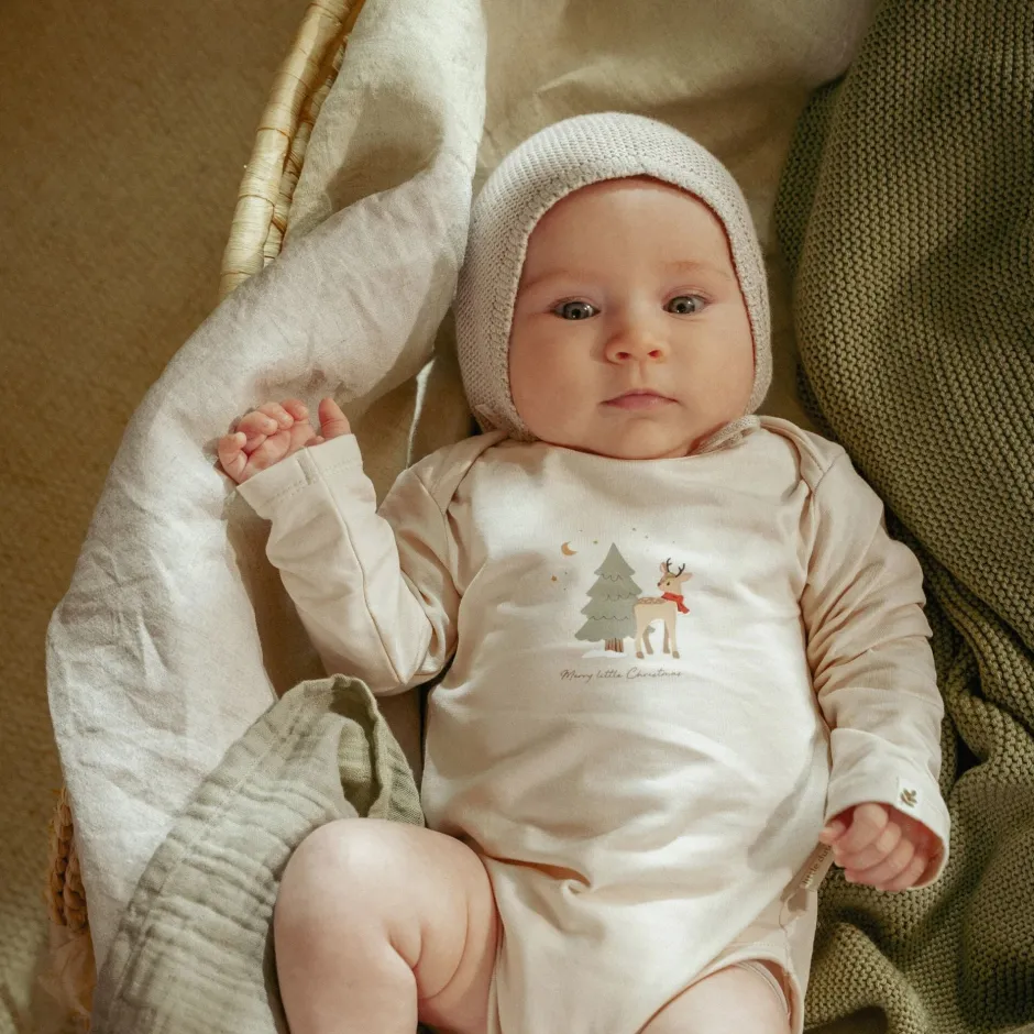 Little Dutch Accessoires|Babykleding^Muts - Beige - Newborn Naturals