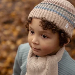 Little Dutch Accessoires|Jongens Kleding^Muts - Bruin - Forest Friends - Stripe