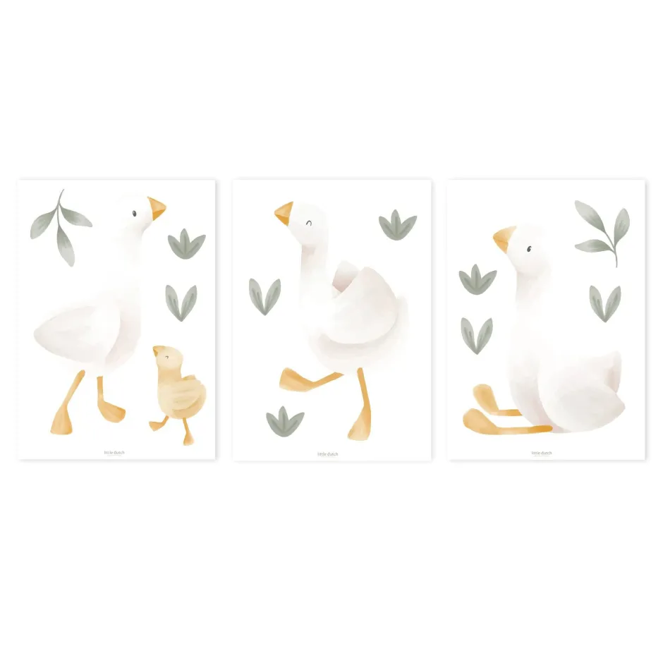 Little Dutch Muurstickers|Decoratie^Muurstickers – Groen – Little Goose