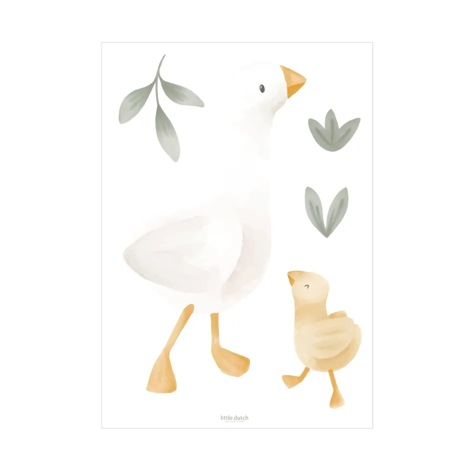 Little Dutch Muurstickers|Decoratie^Muurstickers – Groen – Little Goose