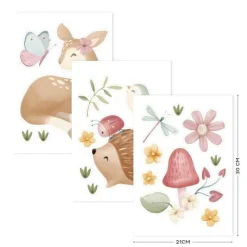 Little Dutch Muurstickers|Decoratie^Muurstickers - Meerkleurig - Fairy Garden