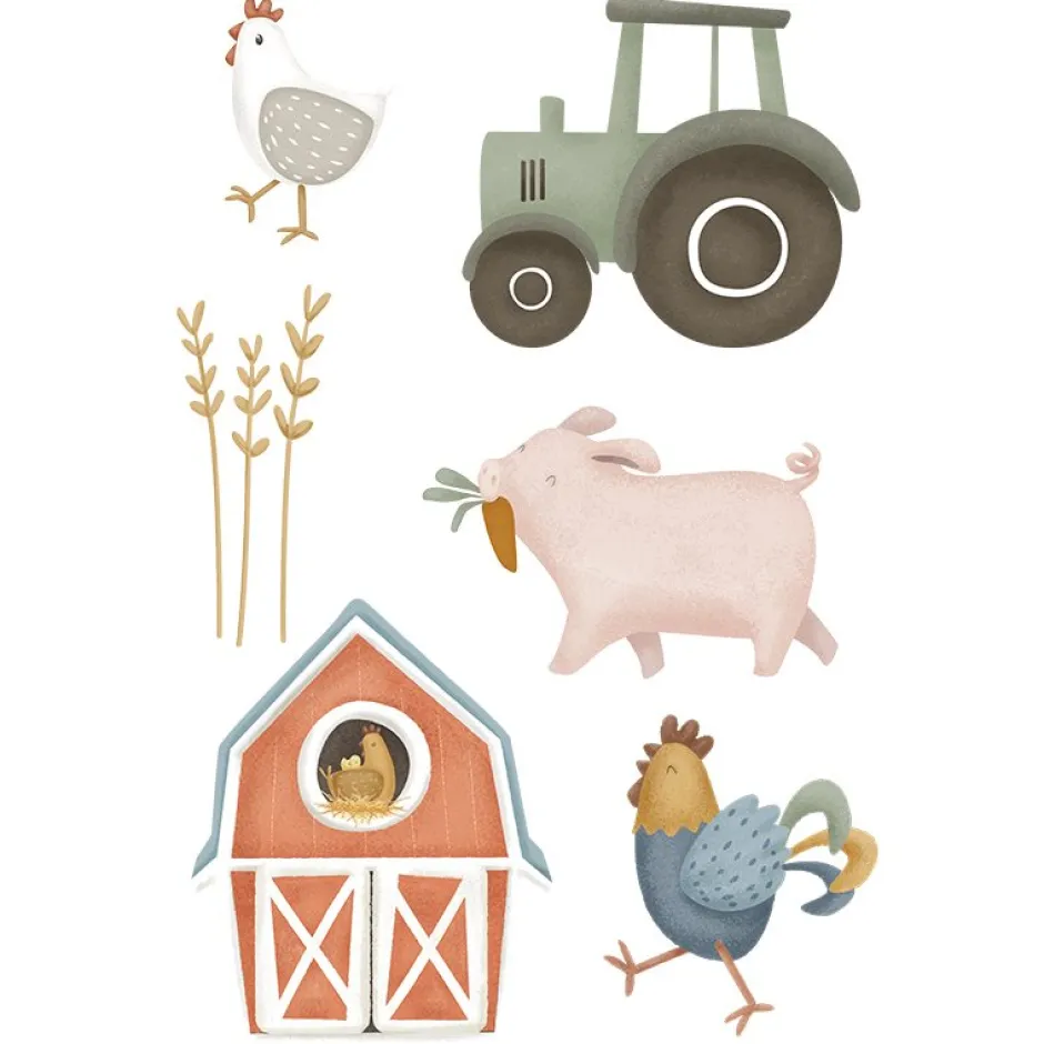 Little Dutch Muurstickers|Decoratie^Muurstickers - Meerkleurig - Little Farm