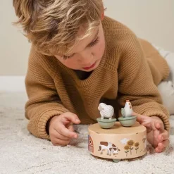 Little Dutch Muziekdoosjes|Muziekmobielen^Muziekdoosje - Groen - Little Farm