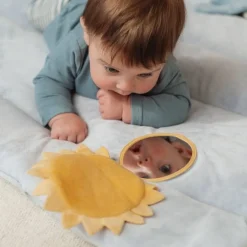 Little Dutch Boxkleden|Educatief Speelgoed^nijntje boxkleed - Blauw - Lucky Leaves