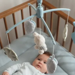 Little Dutch Muziekmobielen|Educatief Speelgoed^nijntje muziekmobiel - Blauw - Lucky Leaves