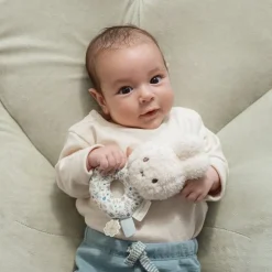 Little Dutch Rammelaar^nijntje rammelaar - Blauw - Lucky Leaves