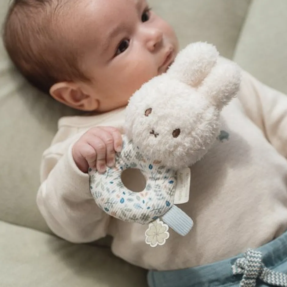 Little Dutch Rammelaar^nijntje rammelaar - Blauw - Lucky Leaves