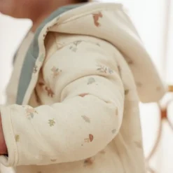 Little Dutch Jongens Kleding|Babykleding^Omkeerbaar jasje - Blauw - Forest Friends