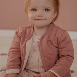 Little Dutch Meisjes Kleding|Babykleding^Omkeerbaar jasje - Roze - Fairy Garden