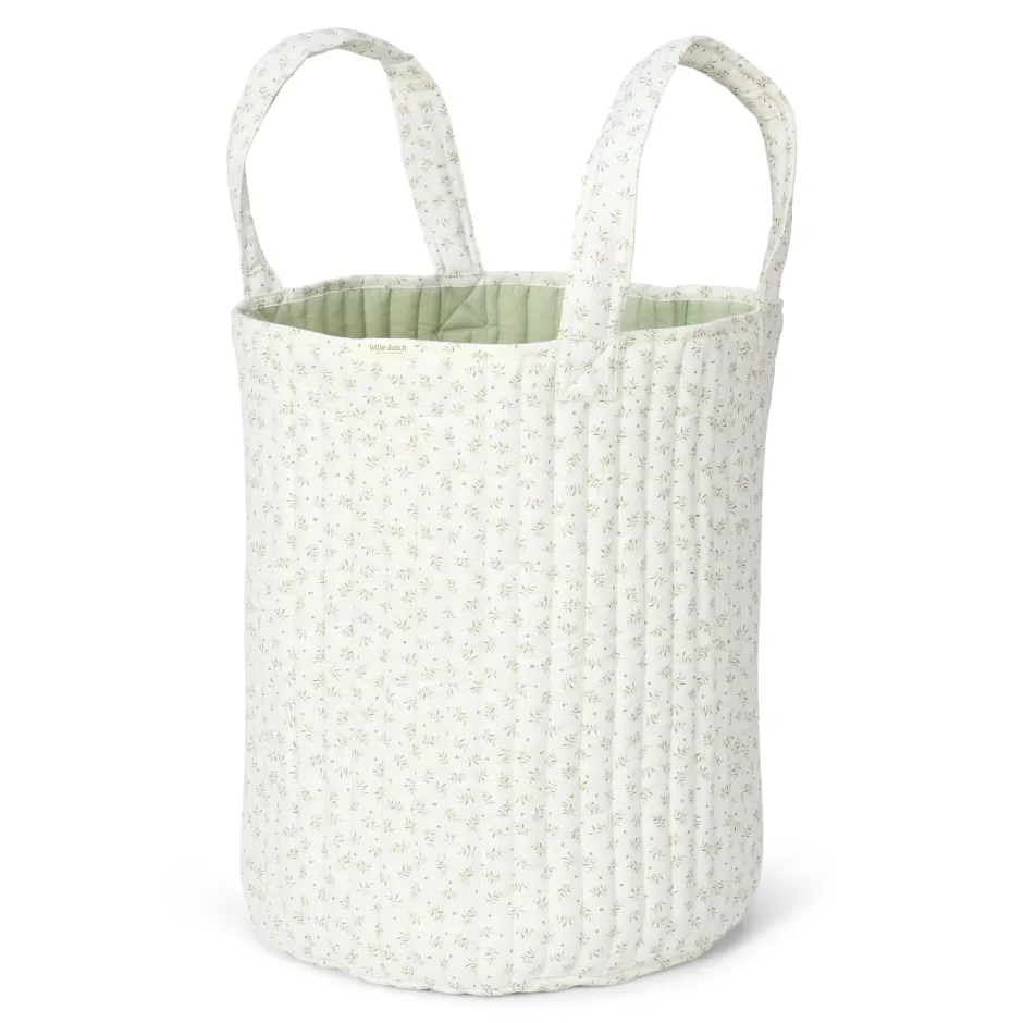 Little Dutch Opbergers|Opbergers^Opbergmand groot - Groen - Essentials - Blueberry Leaves