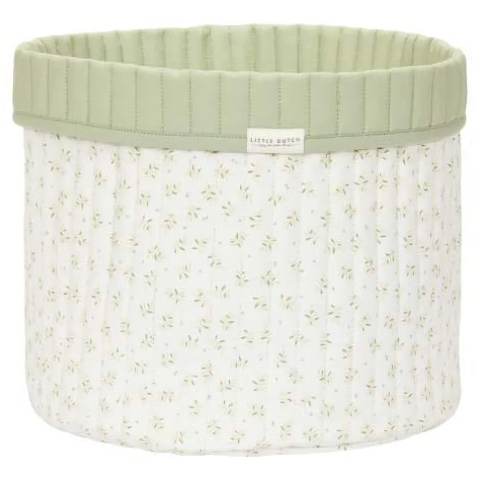 Little Dutch Opbergers|Opbergers^Opbergmand groot - Groen - Essentials - Blueberry Leaves