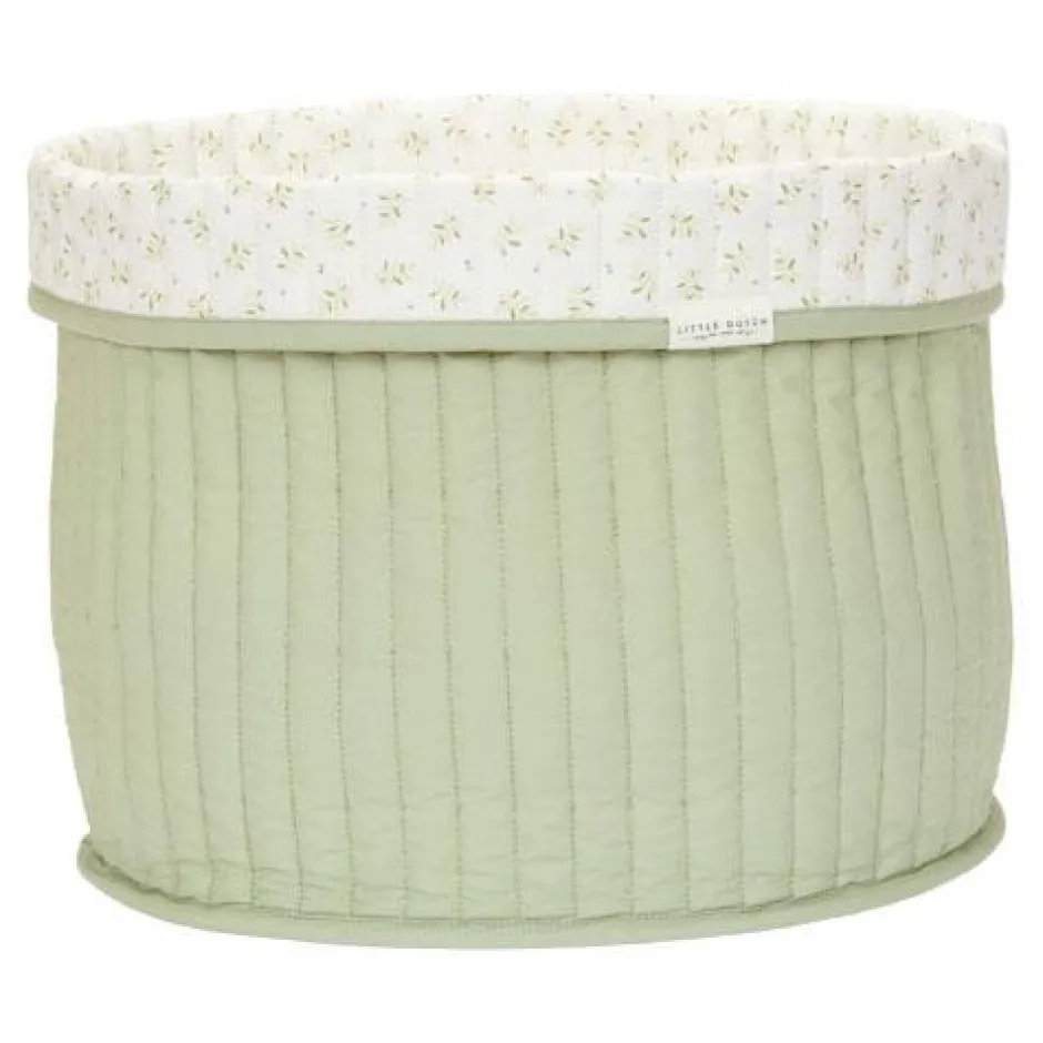 Little Dutch Opbergers|Opbergers^Opbergmand groot - Groen - Essentials - Blueberry Leaves