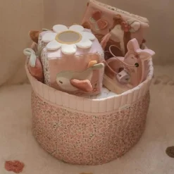 Little Dutch Opbergers|Opbergers^Opbergmand groot - Roze - Fairy Garden - Fairy Floral