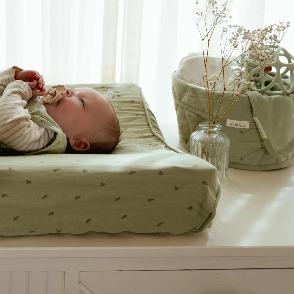 Little Dutch Commodemandjes|Decoratie^Opbergmand klein - Groen - Essentials