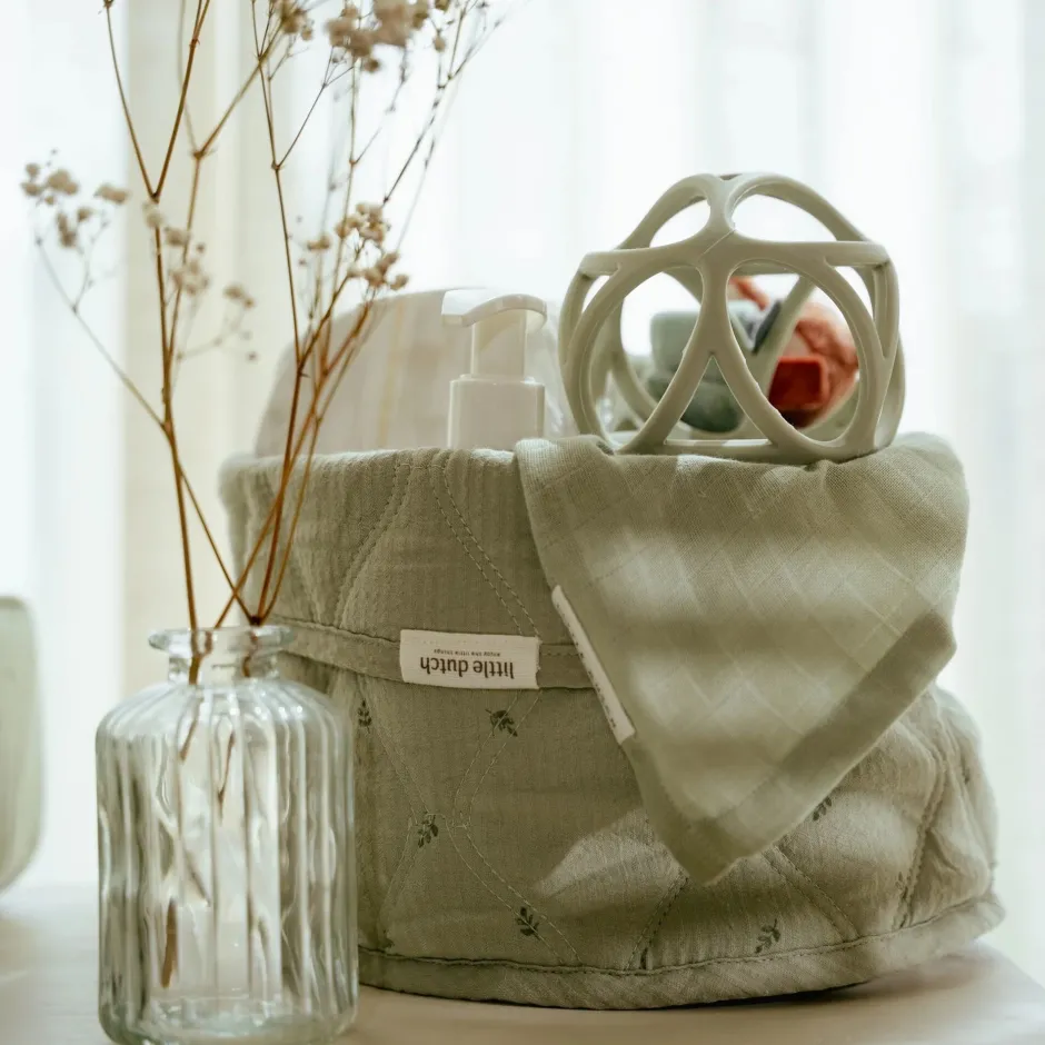 Little Dutch Commodemandjes|Decoratie^Opbergmand klein - Groen - Essentials