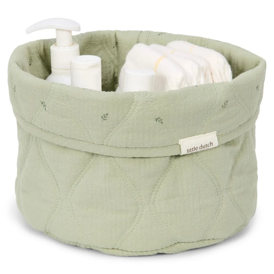 Little Dutch Commodemandjes|Decoratie^Opbergmand klein - Groen - Essentials