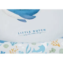 Little Dutch Strand & Water Speelgoed|Baby Zwembad^Opblaasbaar zwembad - Blauw - Ocean Dreams