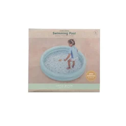 Little Dutch Strand & Water Speelgoed|Baby Zwembad^Opblaasbaar zwembad - Blauw - Ocean Dreams