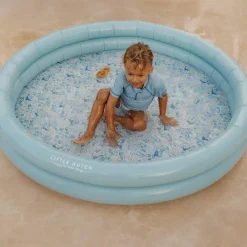 Little Dutch Strand & Water Speelgoed|Baby Zwembad^Opblaasbaar zwembad - Blauw - Ocean Dreams
