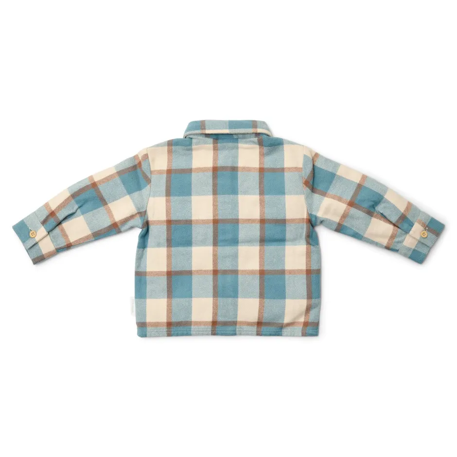 Little Dutch Jongens Kleding|Kinderkleding^Overhemd - Blauw - Forest Friends