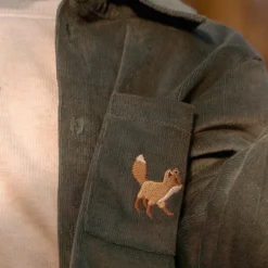 Little Dutch Jongens Kleding|Kinderkleding^Overhemd - Groen - Forest Friends