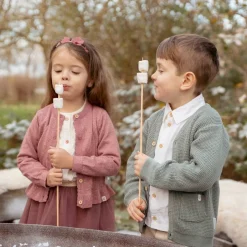 Little Dutch Jongens Kleding|Kinderkleding^Overhemd - Wit - Forest Friends