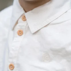 Little Dutch Jongens Kleding|Kinderkleding^Overhemd - Wit - Forest Friends