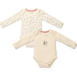 Little Dutch Romper^2-pack kerst romper lange mouw – Beige