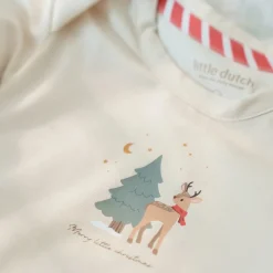 Little Dutch Romper^2-pack kerst romper lange mouw – Beige