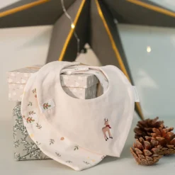 Little Dutch Slabbetjes|Accessoires^2-pack kerst slab – Beige