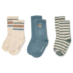 Little Dutch Accessoires|Jongens Kleding^3-pack sokken - Meerkleurig - Forest Friends - Stripe