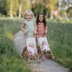 Little Dutch Speelgoed Vanaf 2 Jaar|Poppen^Poppenbuggy – Meerkleurig – Essentials – White Meadows