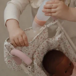 Little Dutch Poppen|Rollenspel^Poppenbuggy – Roze – Essentials – Soft Flowers