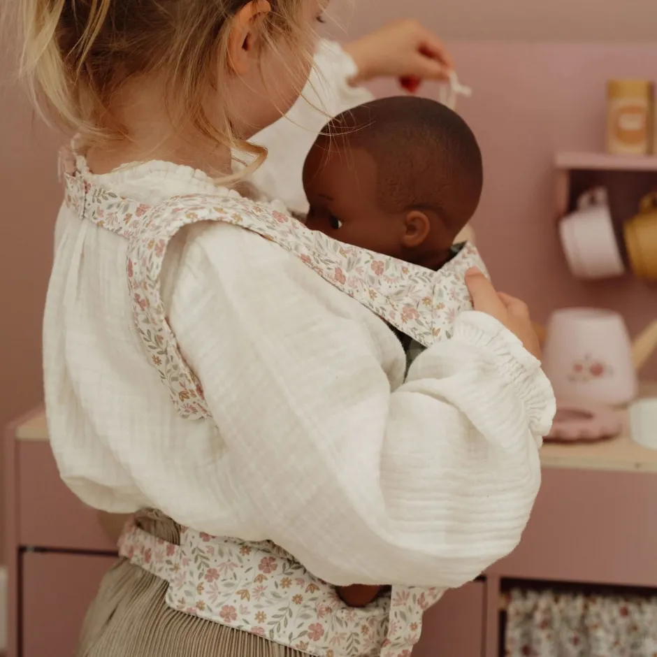 Little Dutch Poppen|Rollenspel^Poppendraagzak – Meerkleurig – Essentials – Soft Flowers