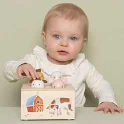 Little Dutch Educatief Speelgoed|Houten Speelgoed^Pop-up - Groen - Little Farm