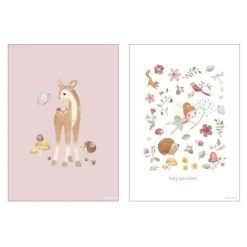 Little Dutch Decoratie^Poster - Maat A3 - Fairy Garden - Fairy Wonders