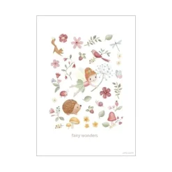 Little Dutch Decoratie^Poster - Maat A3 - Fairy Garden - Fairy Wonders