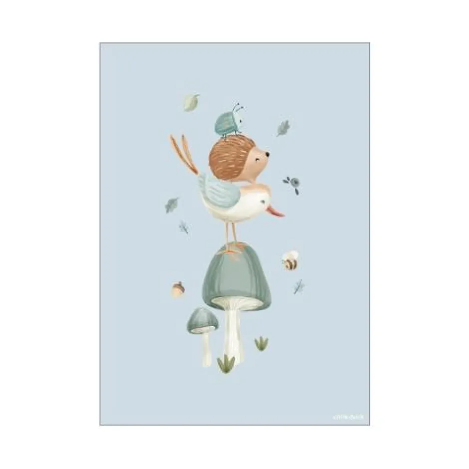 Little Dutch Decoratie^Poster - Maat A3 - Forest Friends - Forest Wonders