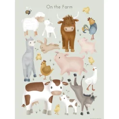 Little Dutch Decoratie^Poster - Meerkleurig - Maat A3 - Little Farm