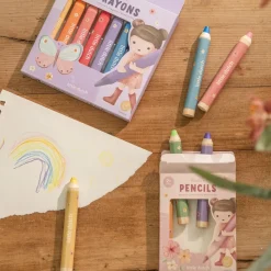 Little Dutch Creatief Speelgoed^Potloden - Meerkleurig - Essentials - Rosa
