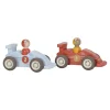 Little Dutch Rollenspel|Houten Speelgoed^Pullback racewagens - Meerkleurig - Essentials