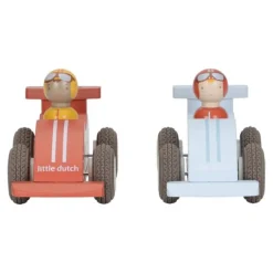 Little Dutch Rollenspel|Houten Speelgoed^Pullback racewagens - Meerkleurig - Essentials