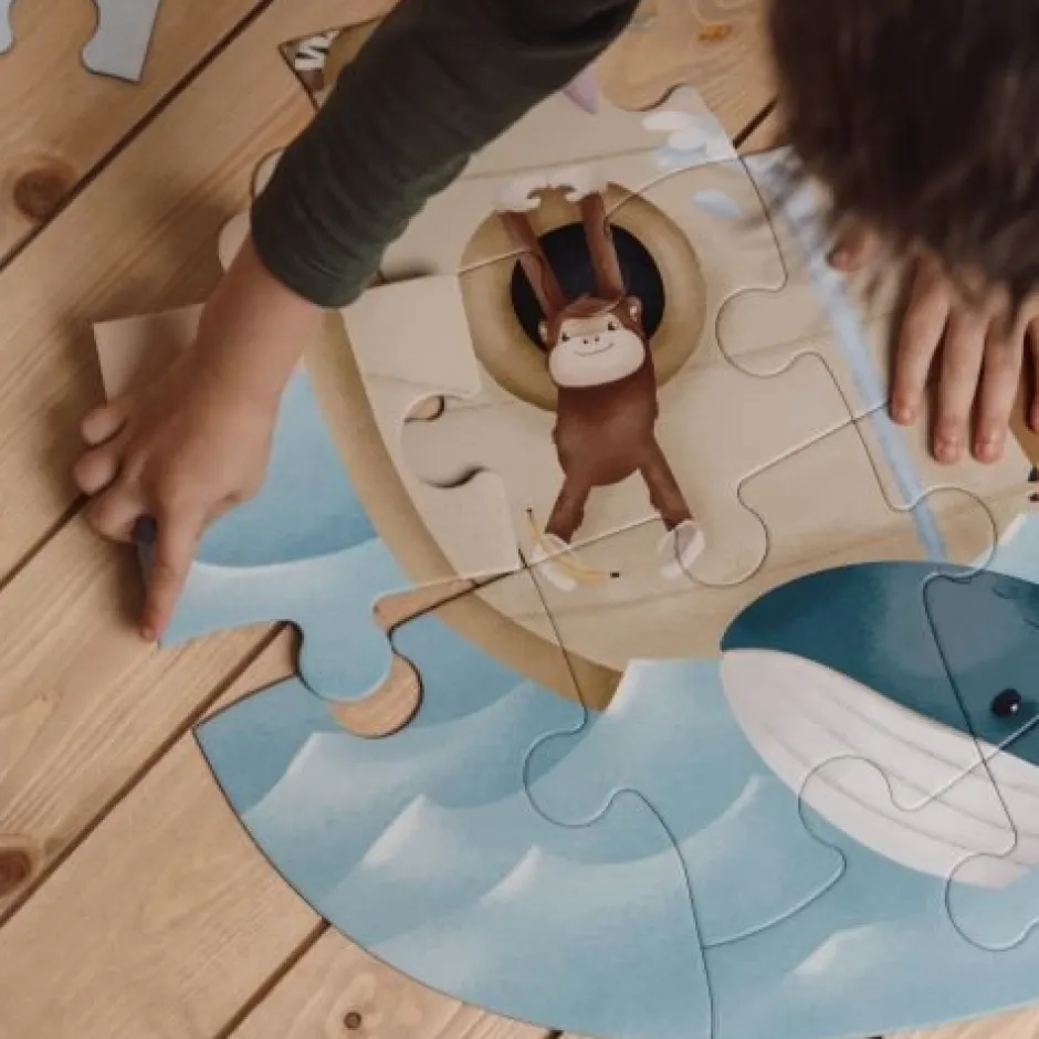 Little Dutch Puzzels & Spelletjes^Puzzel XL Ark van Noach - Meerkleurig - Essentials