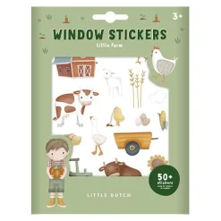 Little Dutch Speelgoed Voor Onderweg|Creatief Speelgoed^Raamstickers Little Farm