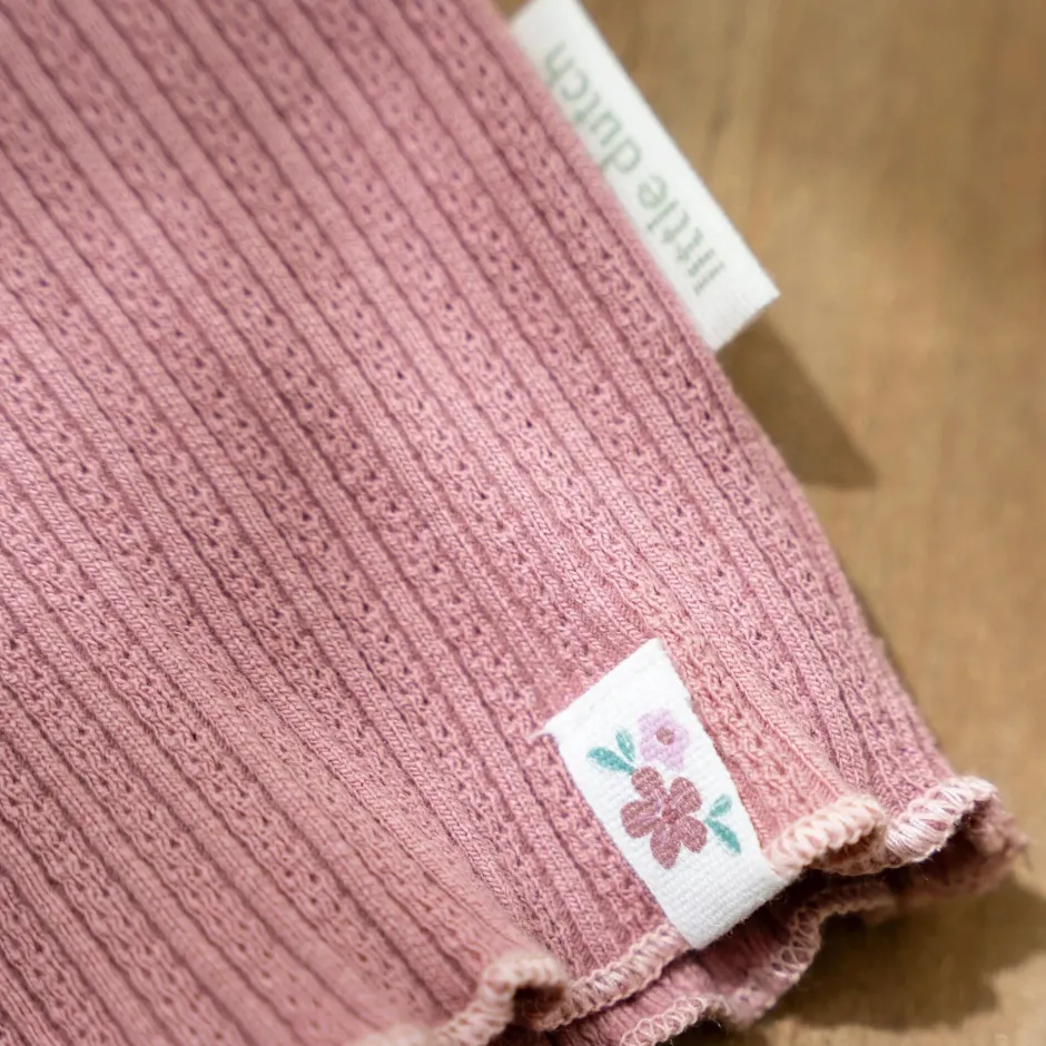 Little Dutch Meisjes Kleding|Kinderkleding^Rib Shirt lange mouw - Roze - Fairy Garden